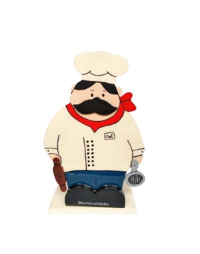 Porta rollo papel cocina chef