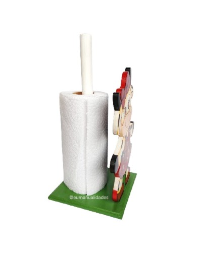Porta rollo papel cocina vaca