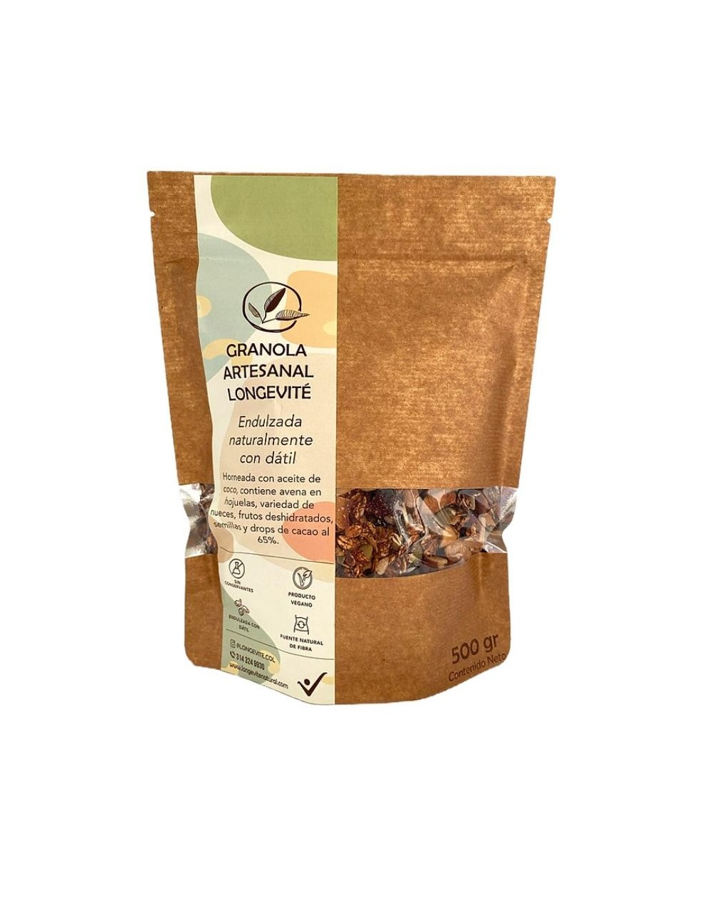 Granola artesanal longévité clásica