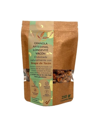 Granola artesanal longévité yacón