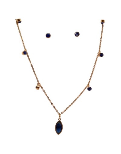 Collar doble  aretes