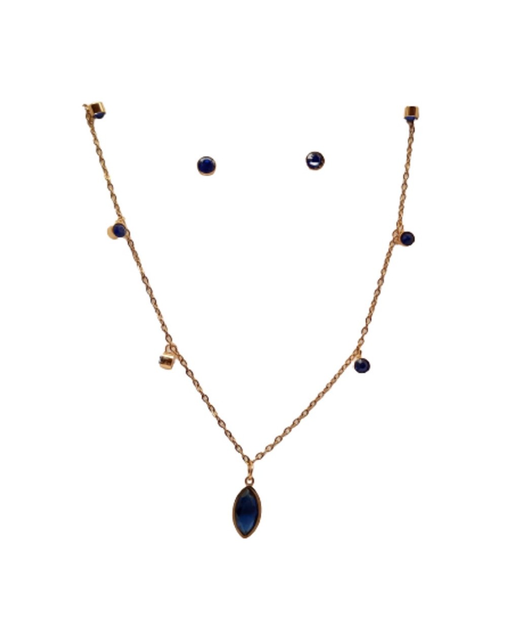 Collar doble  aretes