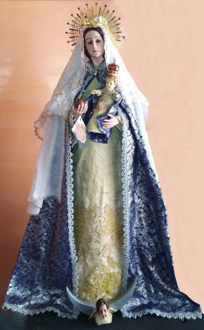 Virgen De Aranzazu 80 cm De Vestir