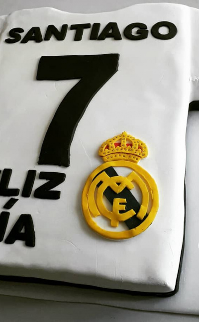 Torta temática Real Madrid 