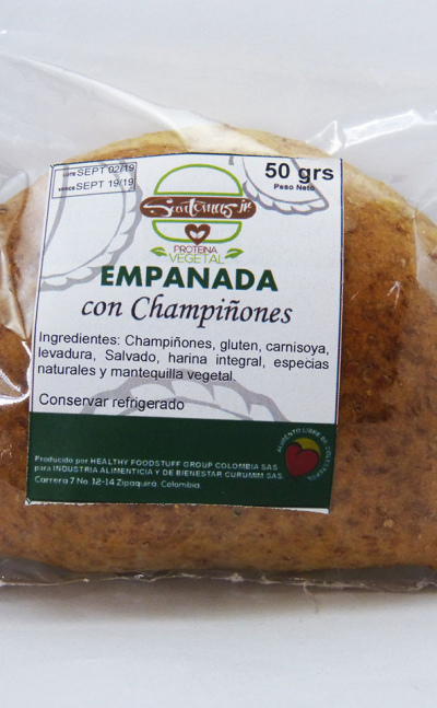 Empanadas asadas de champiñones und X 50 grs aprox