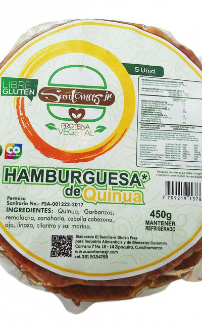 Hamburguesas de Quinua x 5 unds