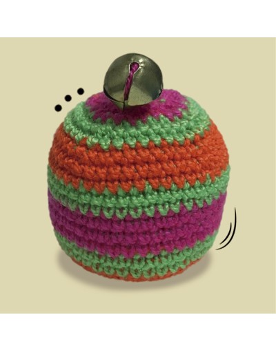 Pelota Tejida Colores neón
