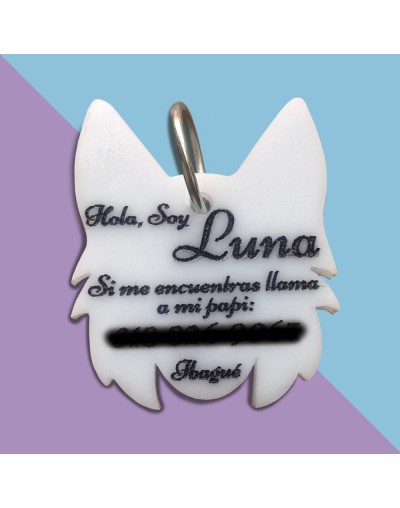 Placa de Identificación Border Collie