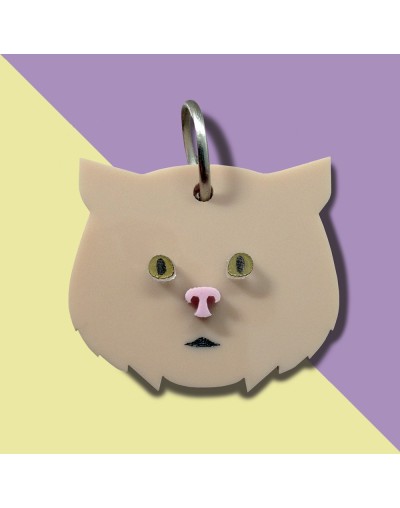 Placa de Identificación Gato Persa