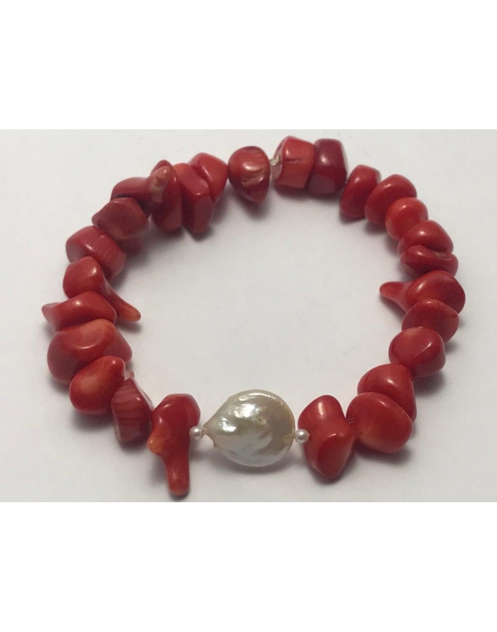 PULSERA EN CORAL
