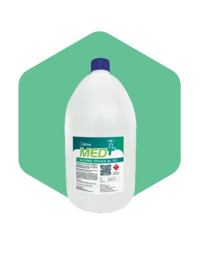 ALCOHOL ANTISÉPTICO NATIVA MED AL 70   x 38 L
