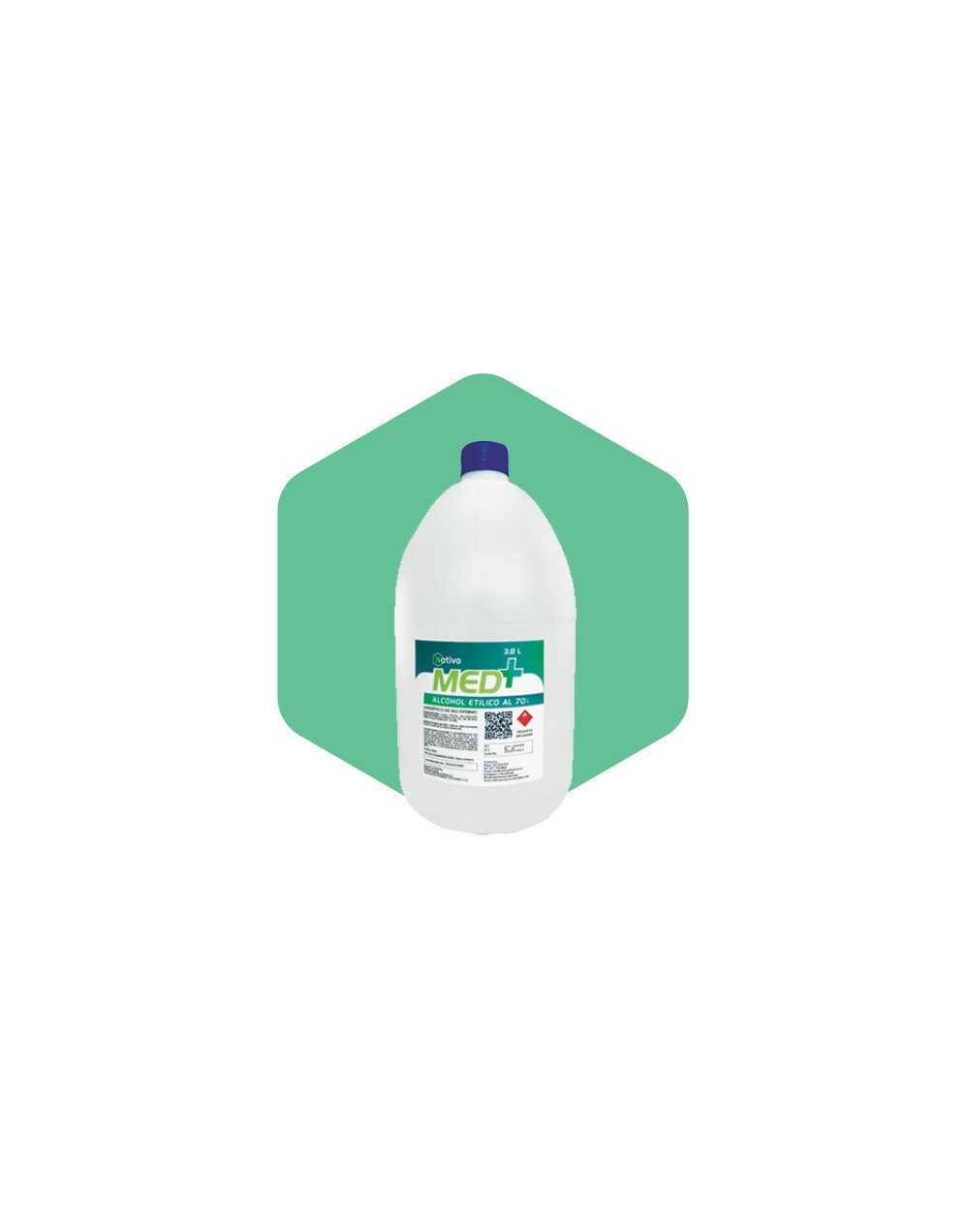 ALCOHOL ANTISÉPTICO NATIVA MED AL 70   x 38 L