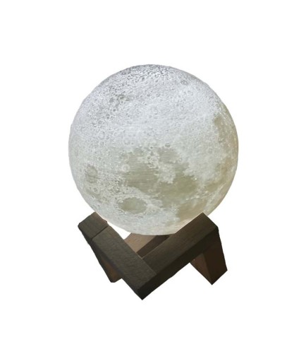 Lampara en forma de luna