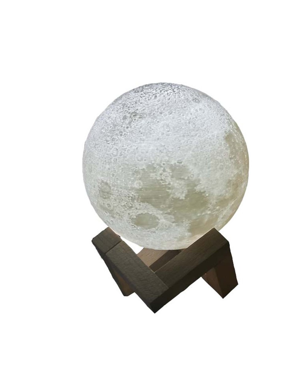 Lampara en forma de luna