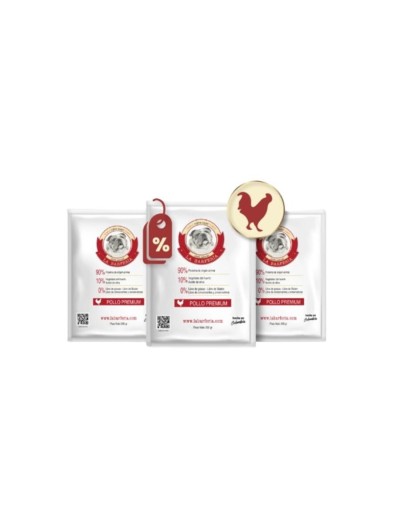 Pack 15 unidades por 500gr pollo