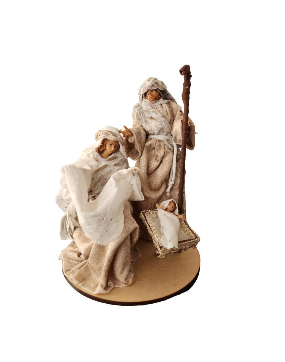 Pesebre tecnica encolado