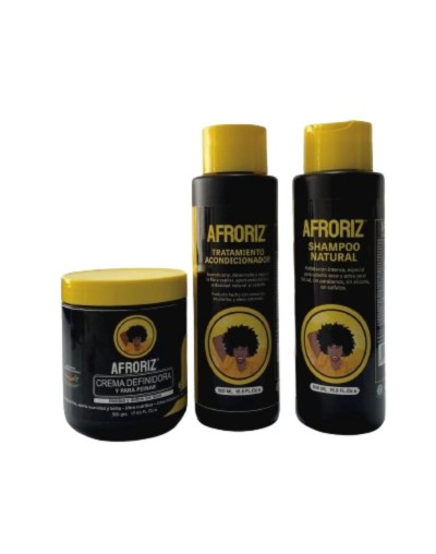 Combo shampoo acondicionador y definidora