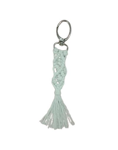Llaveros en macramé