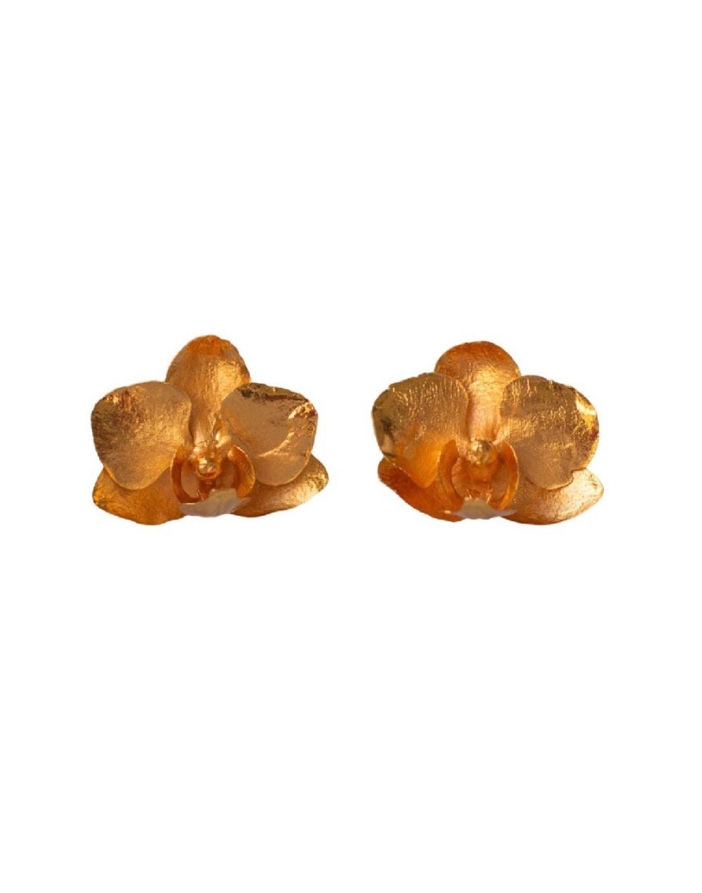 Aretes Topo Orquidea Phalaenopsis Baby