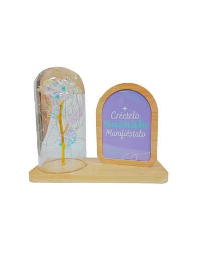 Lampara decorativa luz led