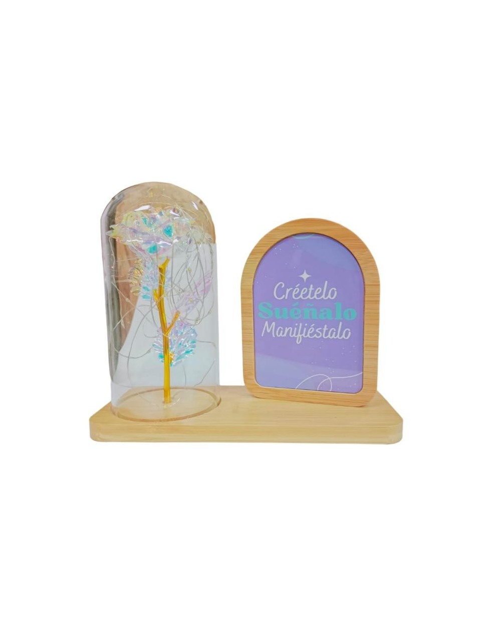 Lampara decorativa luz led