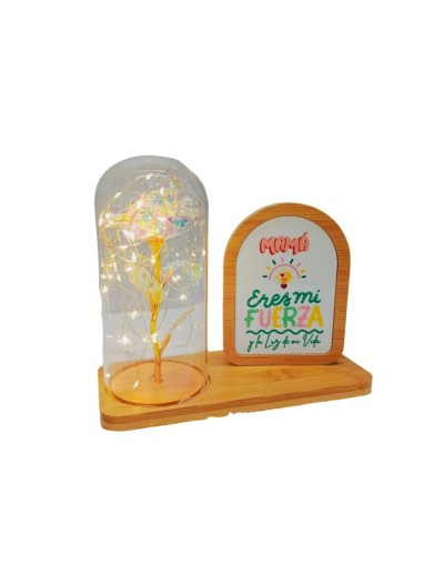 Lampara decorativa luz led
