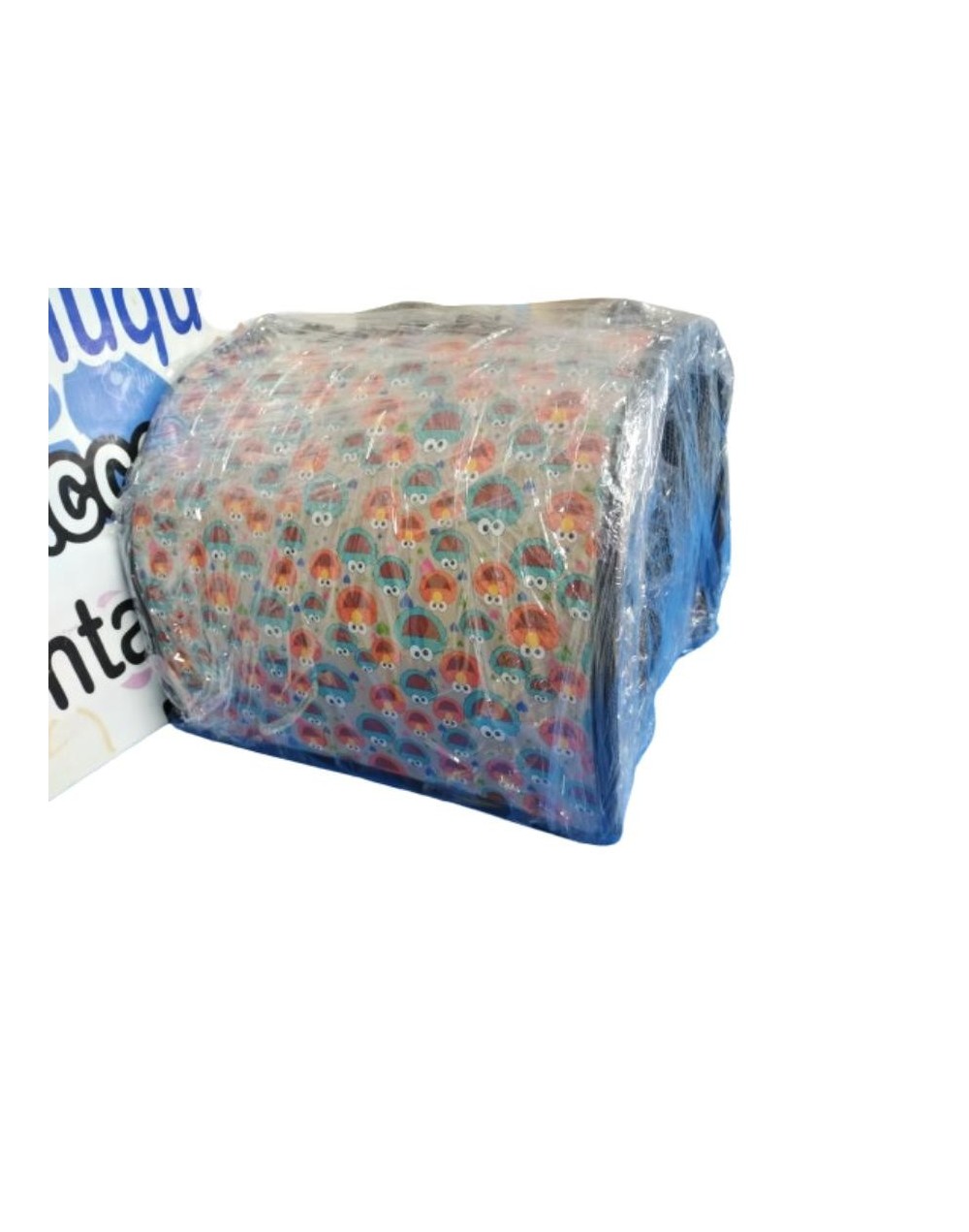 Cargador de tela azul de elmo