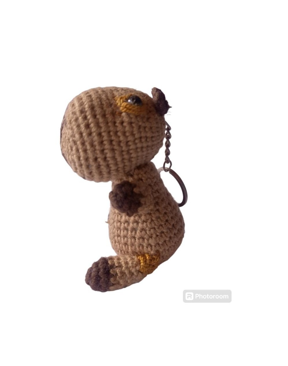 Llavero calibara (chigüiro) crochet