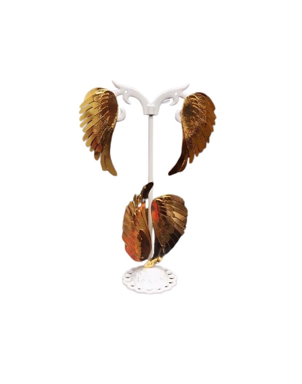 Juego de aretes y anillo.