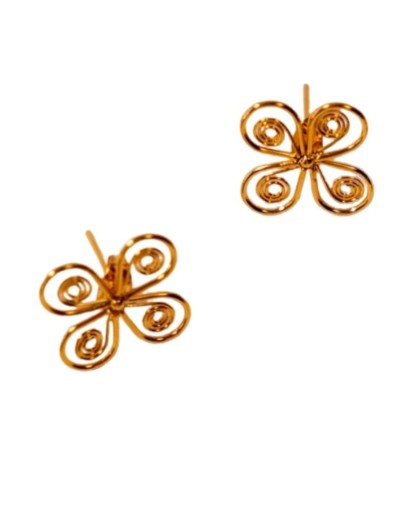 Aretes infinito flor