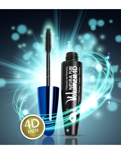 Mascara de Pestañas NATURAL PURE 4D