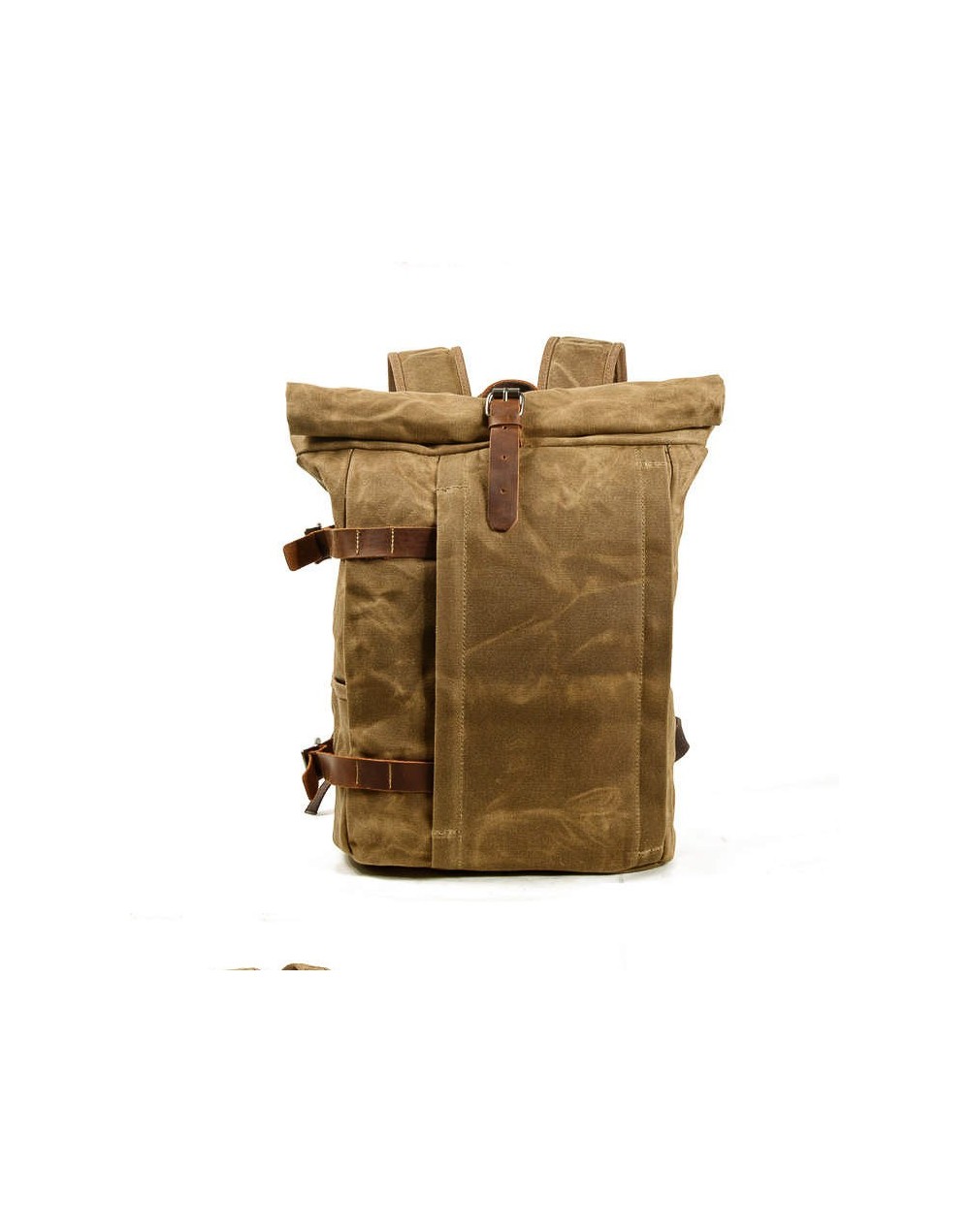 Maletas lona encerada camel