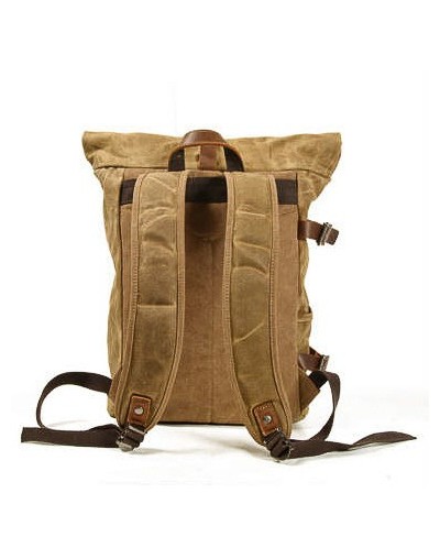 Maletas lona encerada camel
