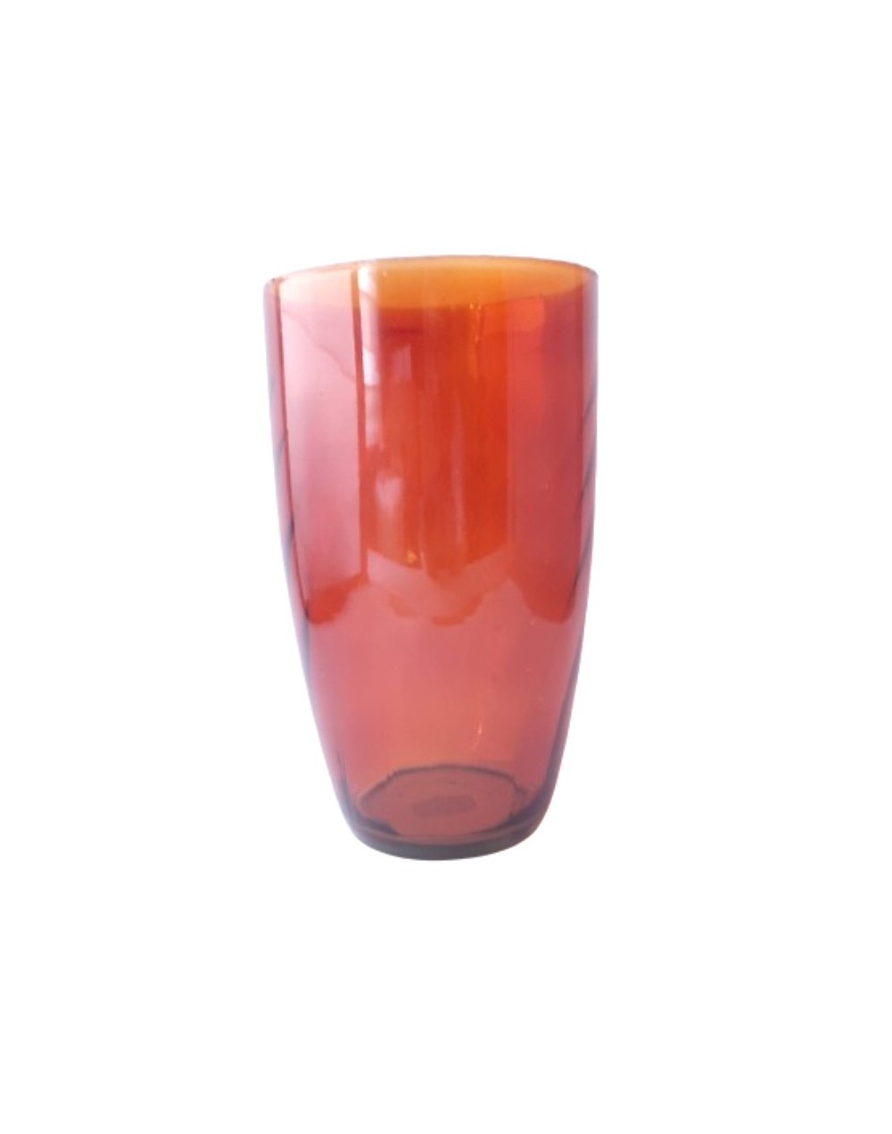 Jarrón de vidrio en forma de cono para decoración Flores