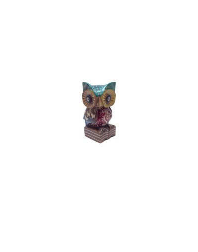 Figura decorativa BUHO con la técnica del tamo