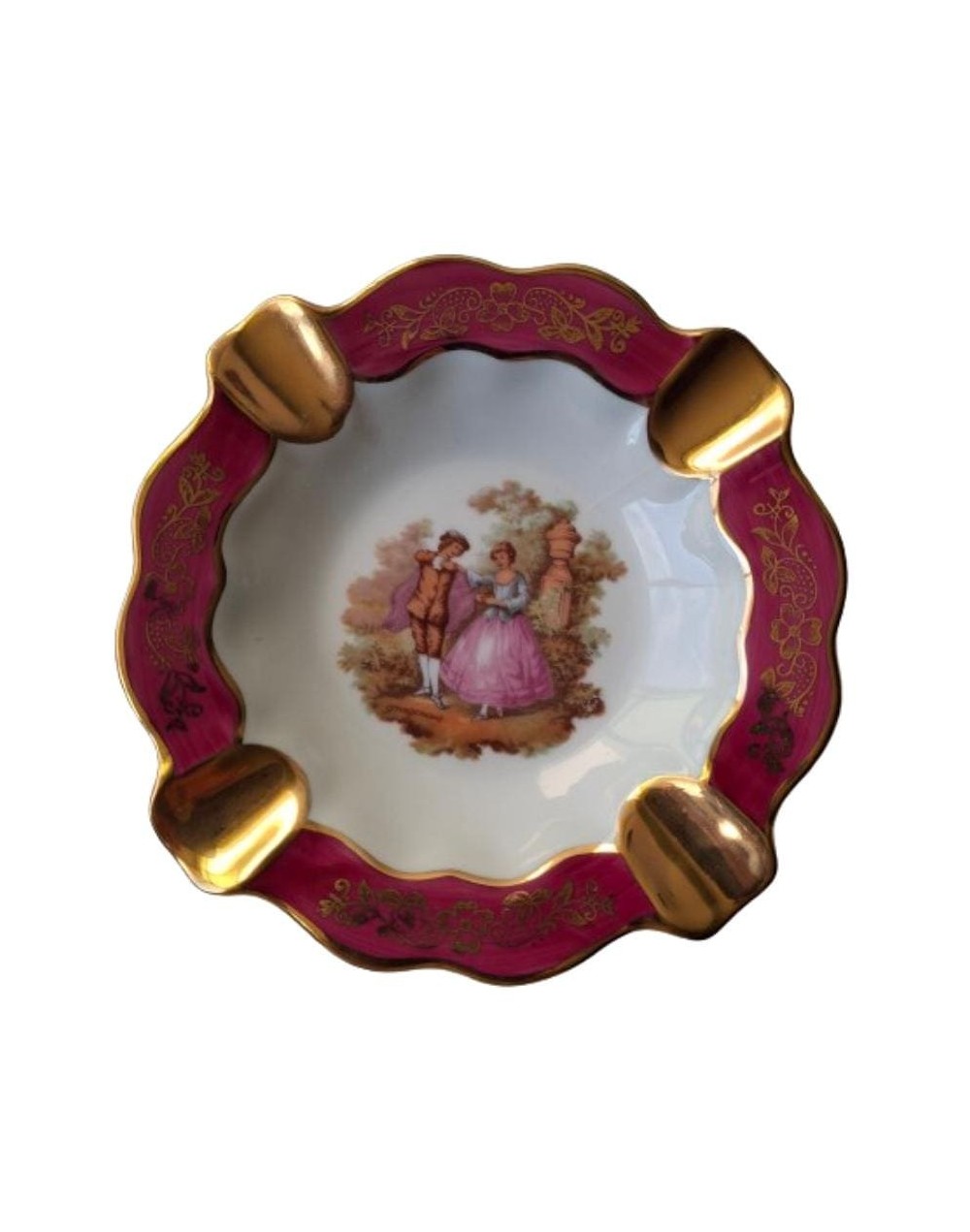Cenicero porcelana francesa 