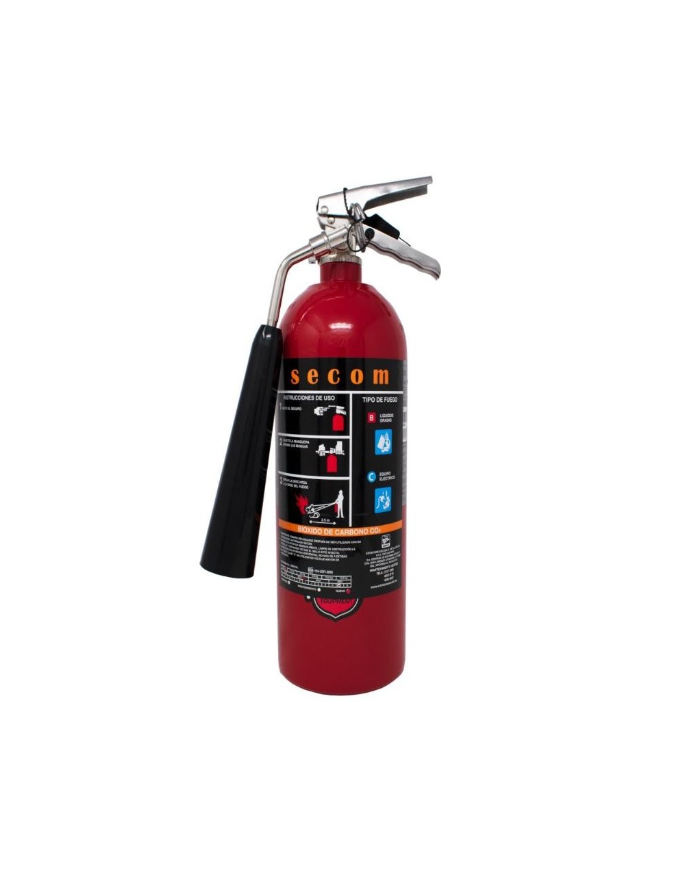 Extintores co2 10 lbs
