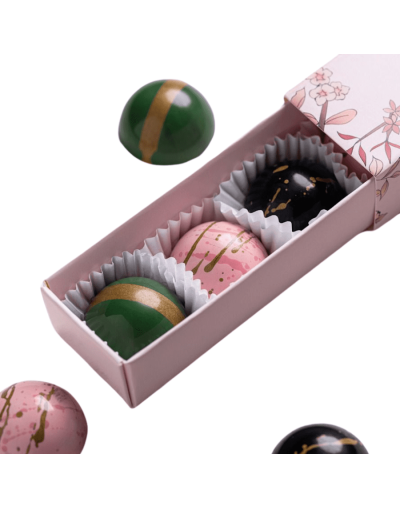 Bombones de chocolate semi amargo