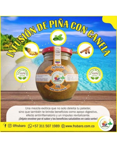 Infusión de piña con canela