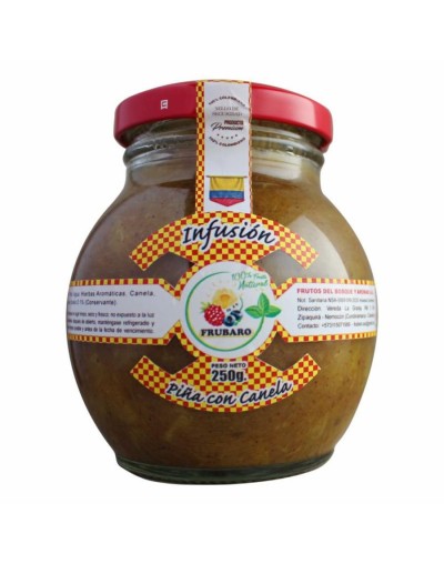 Infusión de piña con canela
