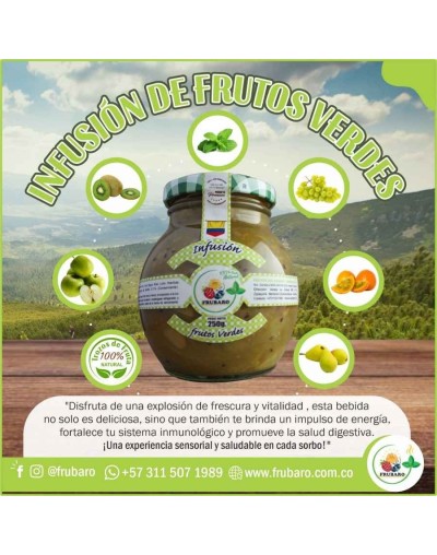 Infusión de frutos verdes