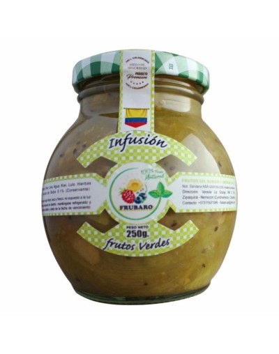 Infusión de frutos verdes