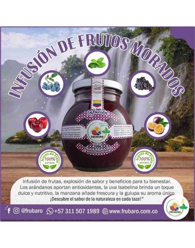 Infusión de frutos morados