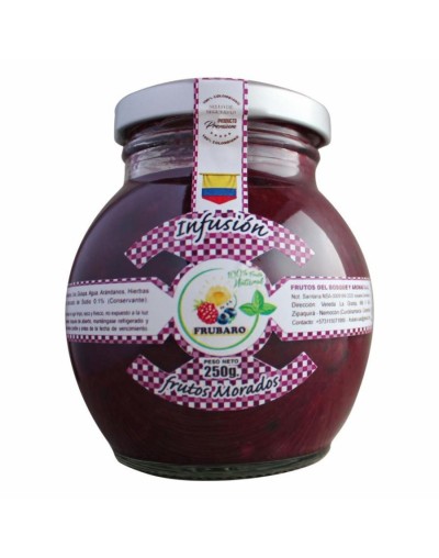 Infusión de frutos morados