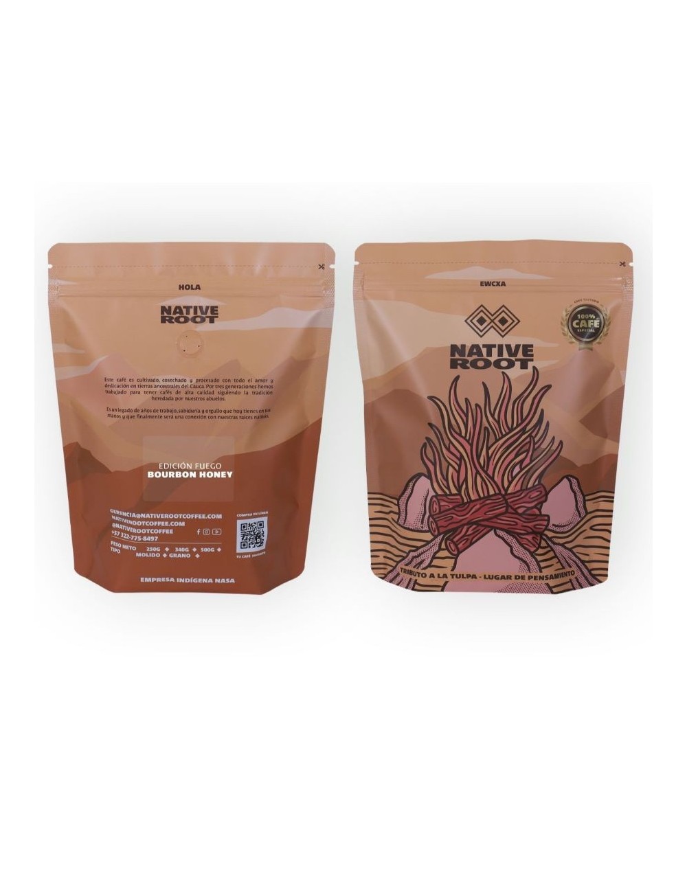 Café edición fuego bourbon honey 340g