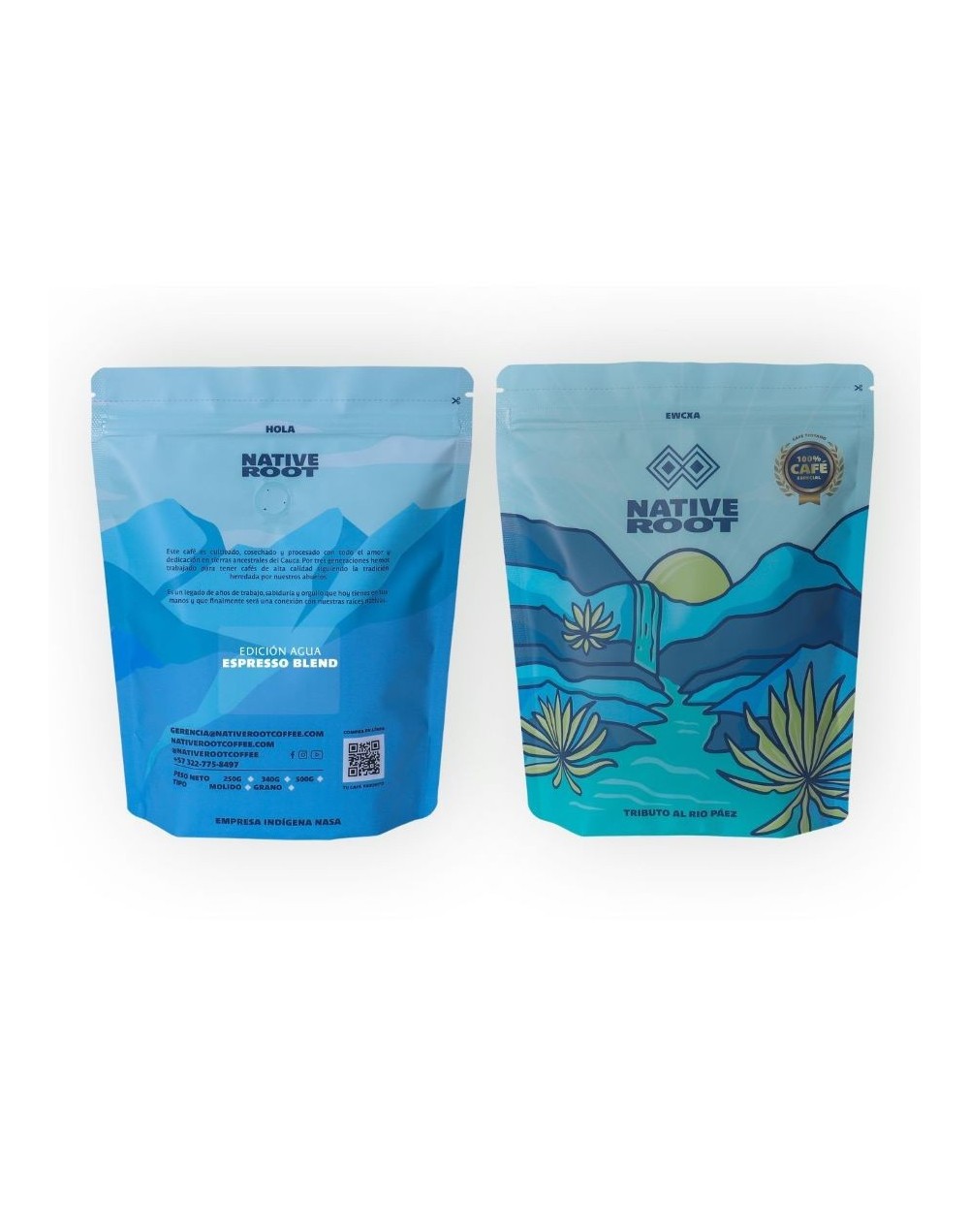 Café edición agua espresso blend 340g