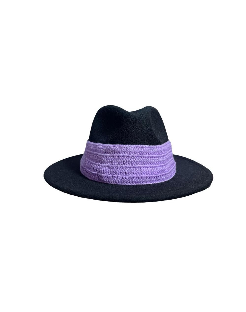 Sombrero fedora diseño en crochet