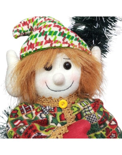 Duende navideño botas rojas