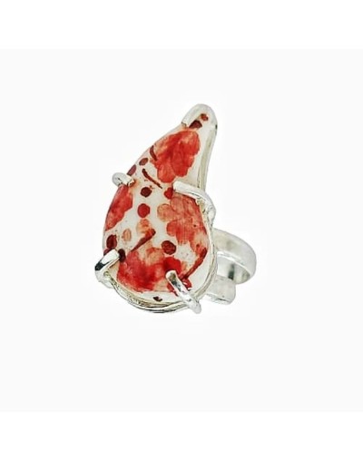 Anillo semigota carmelita