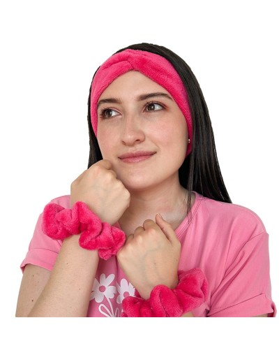 Set desmaquillante fucsia